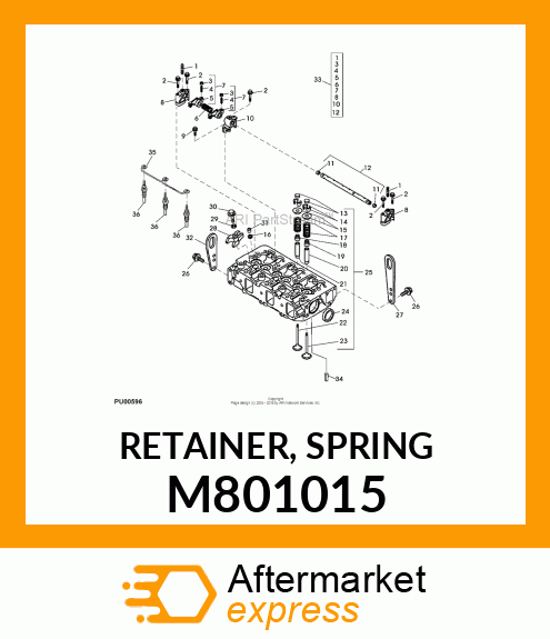 RETAINER, SPRING M801015