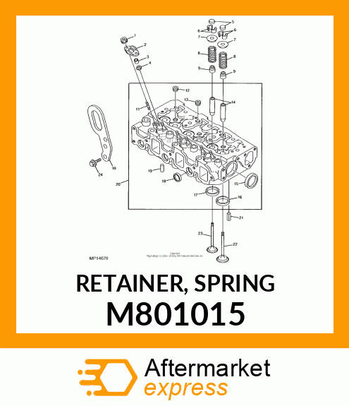 RETAINER, SPRING M801015