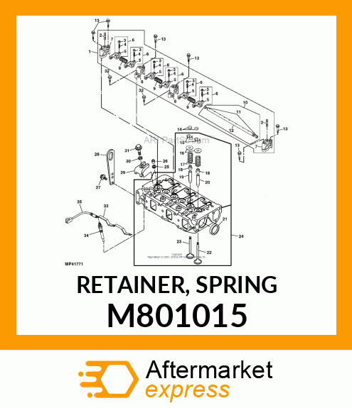 RETAINER, SPRING M801015