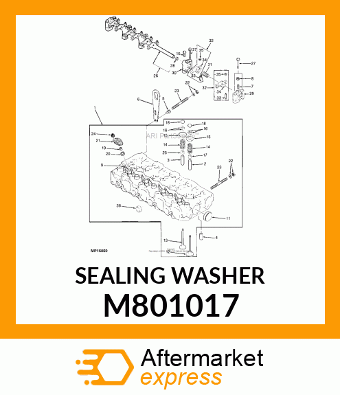 VALVE SEAT, SEAT, NOZZLE M801017