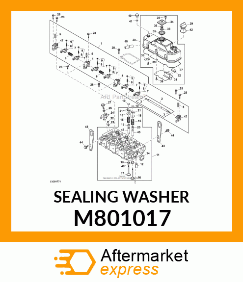 VALVE SEAT, SEAT, NOZZLE M801017