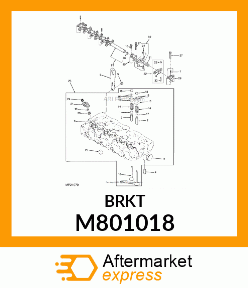 RETAINER, NOZZLE M801018