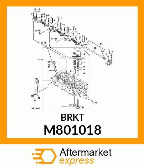 RETAINER, NOZZLE M801018