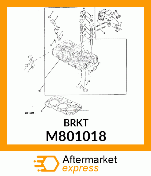 RETAINER, NOZZLE M801018