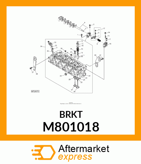 RETAINER, NOZZLE M801018