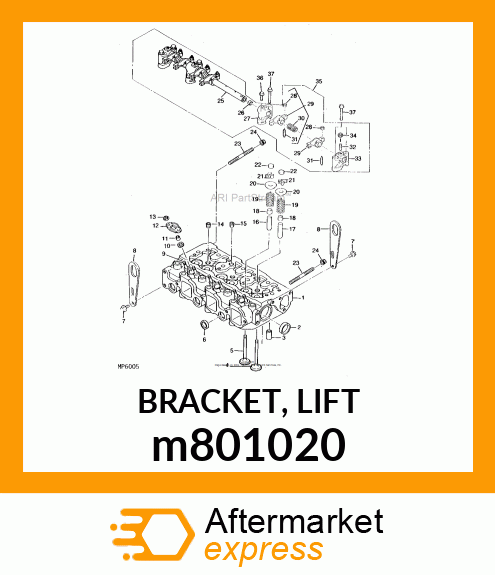 BRACKET, LIFT m801020