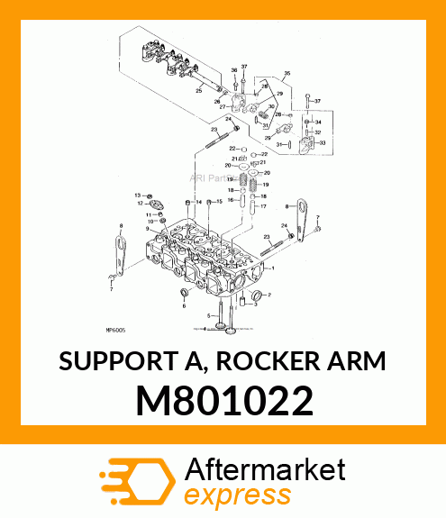 SUPPORT A, ROCKER ARM M801022