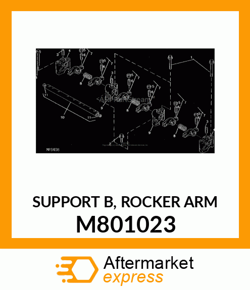 SUPPORT B, ROCKER ARM M801023