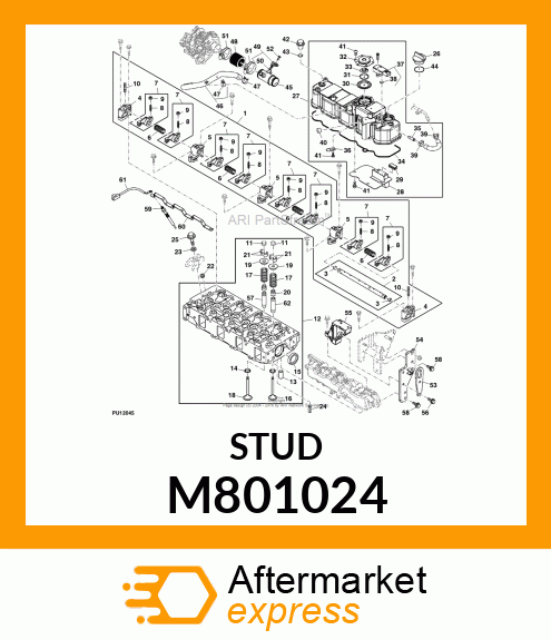 STUD, BONNET M801024