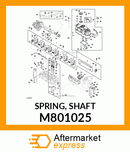 SPRING, SHAFT M801025