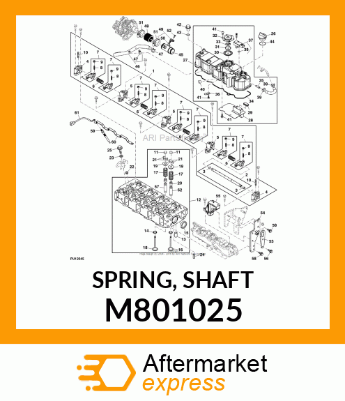 SPRING, SHAFT M801025