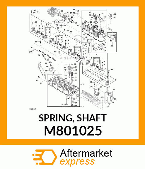 SPRING, SHAFT M801025