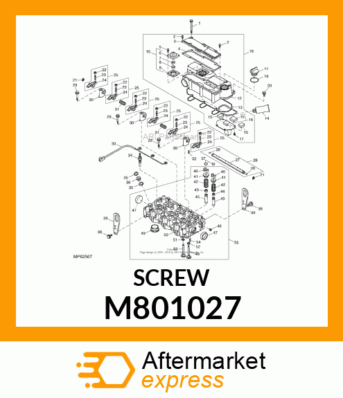 SCREW, ADJUST M801027