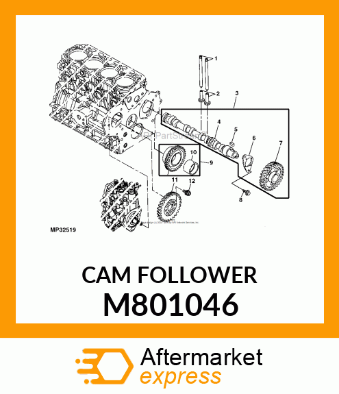 CAM FOLLOWER M801046