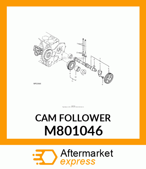 CAM FOLLOWER M801046