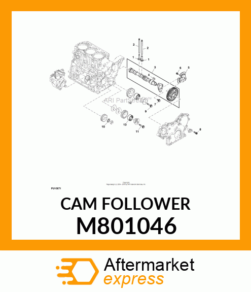 CAM FOLLOWER M801046