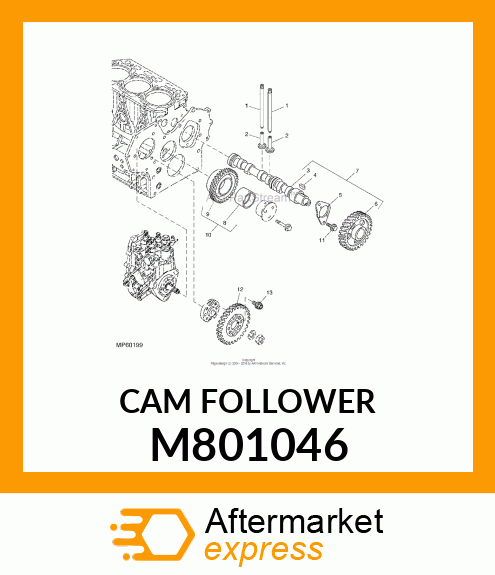 CAM FOLLOWER M801046