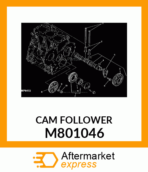 CAM FOLLOWER M801046