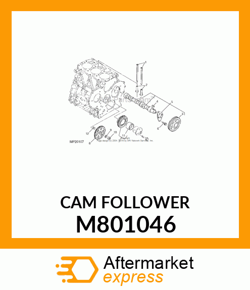 CAM FOLLOWER M801046