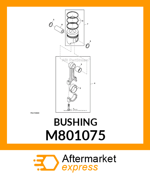 BEARING, PISTON PIN M801075