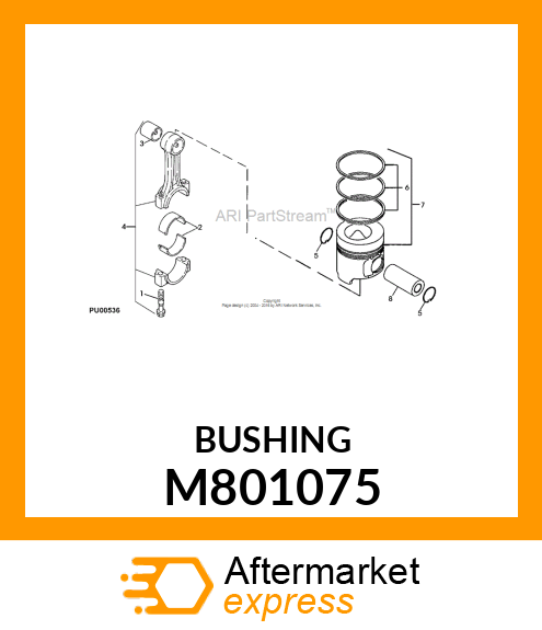 BEARING, PISTON PIN M801075