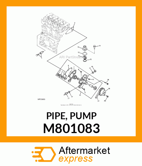 PIPE, PUMP M801083