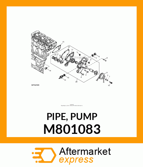 PIPE, PUMP M801083