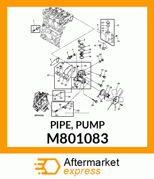 PIPE, PUMP M801083