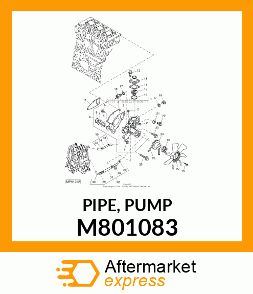 PIPE, PUMP M801083