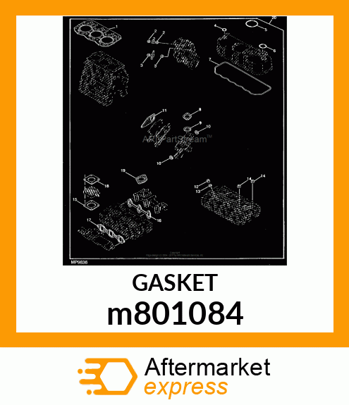 GASKET, WATER PUMP m801084