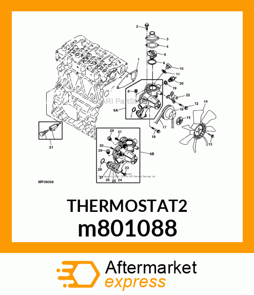 THERMOSTAT, 71 m801088