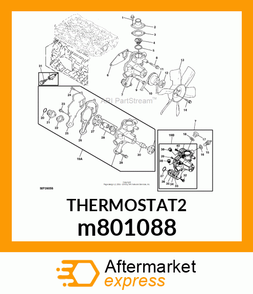 THERMOSTAT, 71 m801088