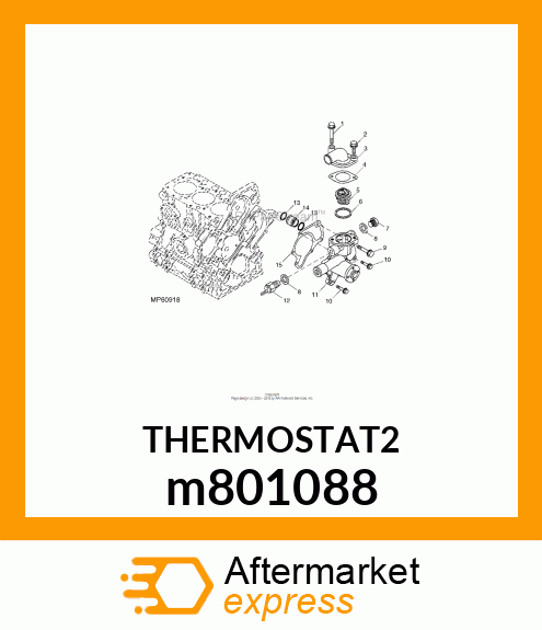 THERMOSTAT, 71 m801088