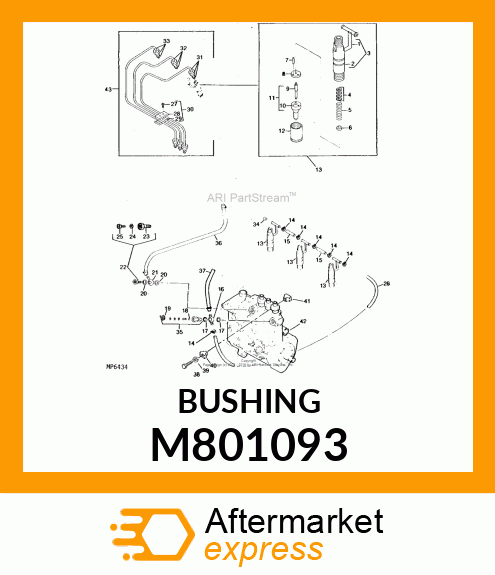 NUT, NOZZLE M801093