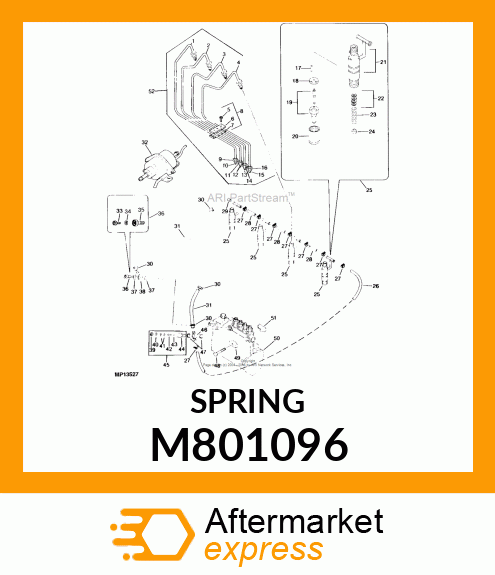 SPRING, NOZZLE M801096