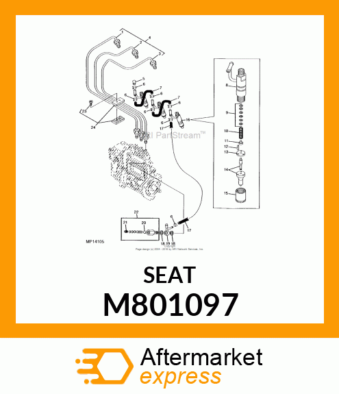 SEAT, VALVE M801097