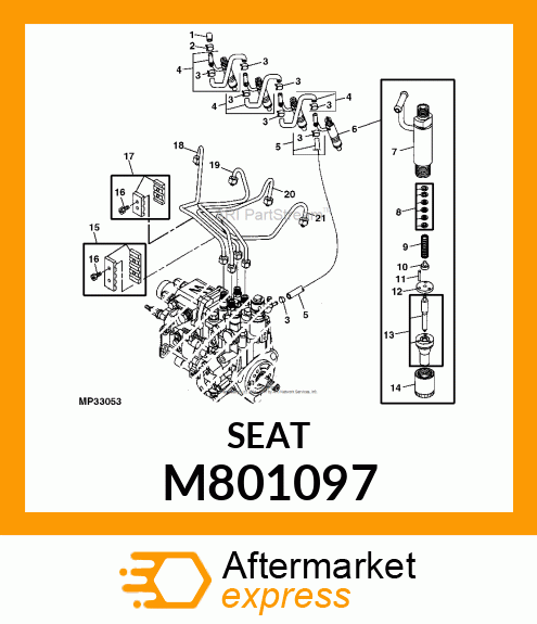 SEAT, VALVE M801097