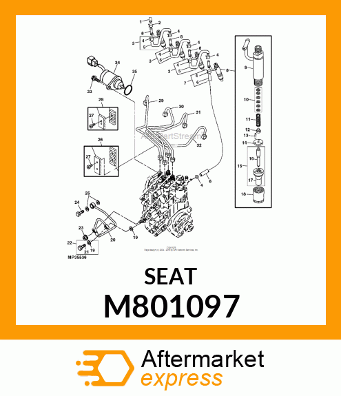 SEAT, VALVE M801097