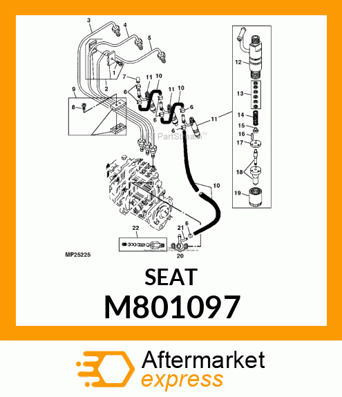 SEAT, VALVE M801097