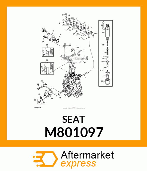 SEAT, VALVE M801097