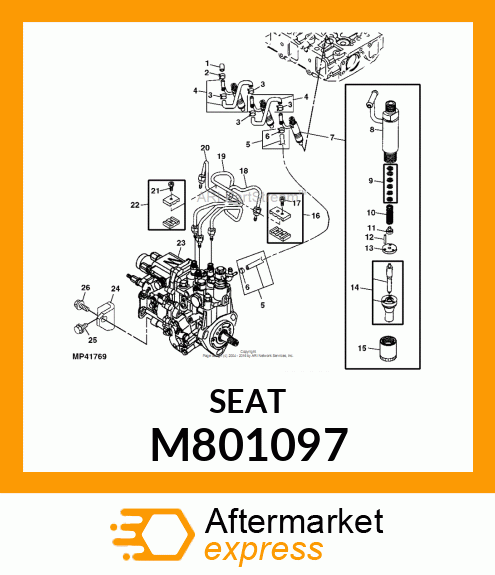 SEAT, VALVE M801097