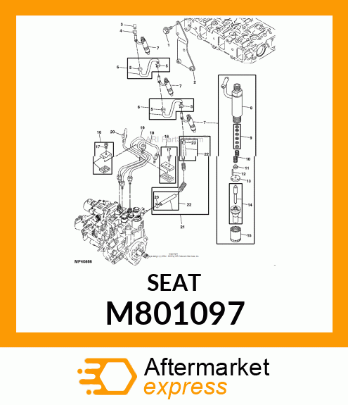 SEAT, VALVE M801097