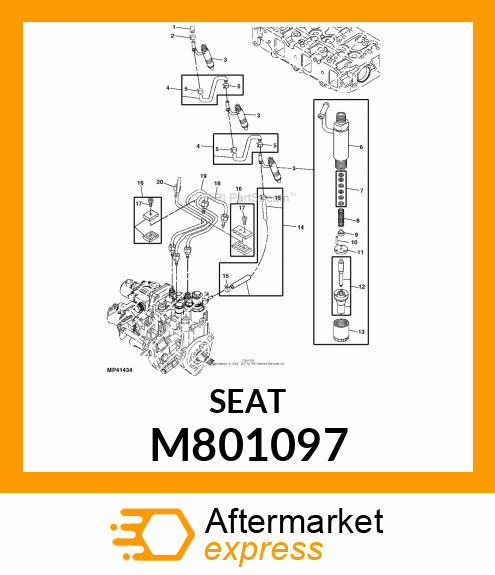 SEAT, VALVE M801097