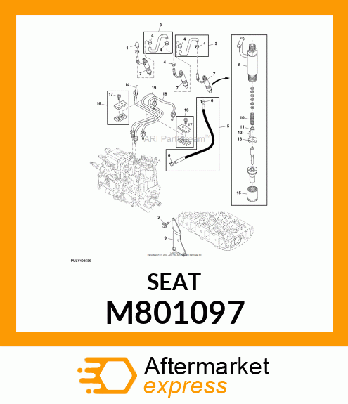 SEAT, VALVE M801097