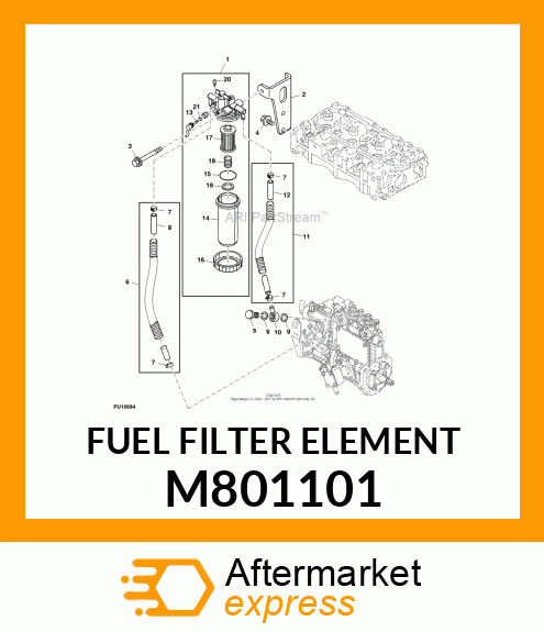 FILTER ELEMENT, ELEMENT M801101