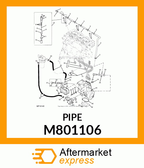 Pipe M801106