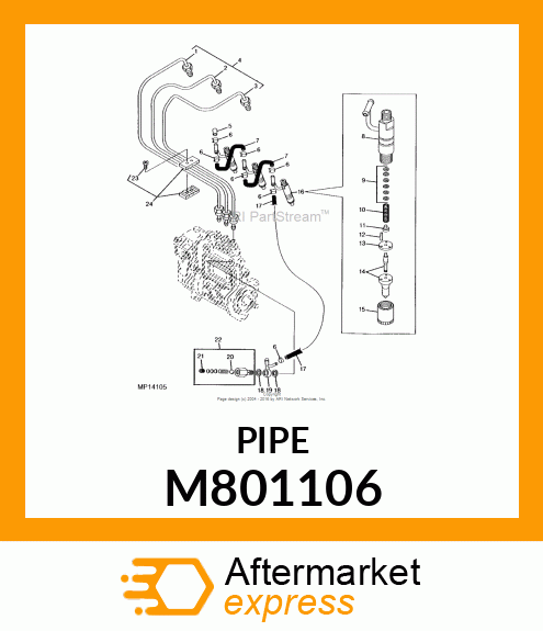 Pipe M801106