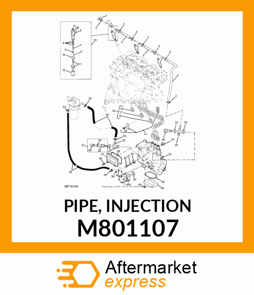 PIPE, INJECTION M801107