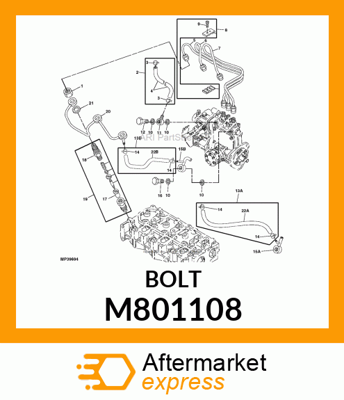 FITTING, PUMP M801108