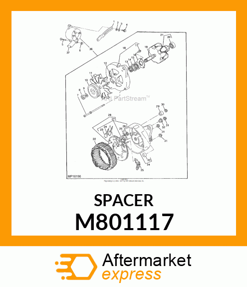 SPACER M801117